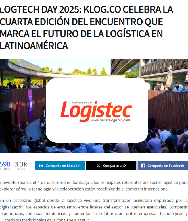 Logtech Day 2025 Revista Logistec