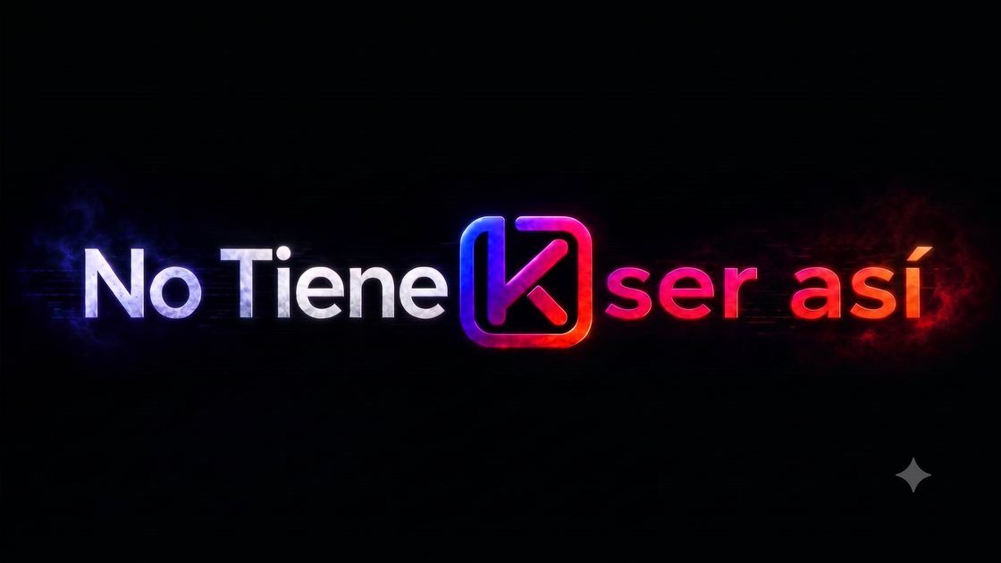 No tiene Ⓚ ser así